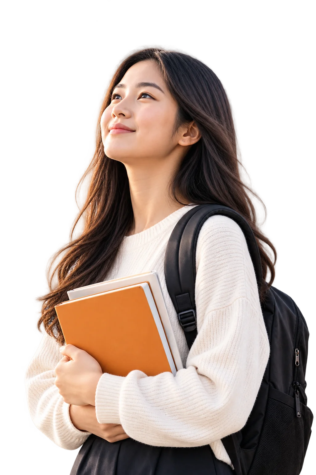 Student preparing to study abroad